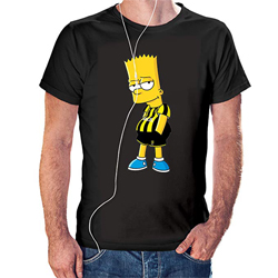 Camisaurio Camiseta Bart Fútbol - Los Simpson Color Negrohttps://amzn.to/2OtNdov