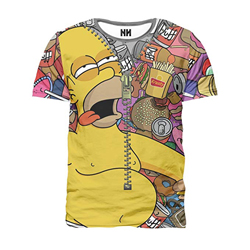 Noorhero - Camiseta de Hombre - Homer Drunkhttps://amzn.to/2DoIi3R