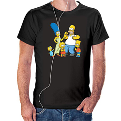 Camisaurio Camiseta Los Simpson Familia Color Negrohttps://amzn.to/2PtsRvV