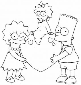 Dibujos De Los Simpsons 2019 Para Dibujar Colorear Pintar E